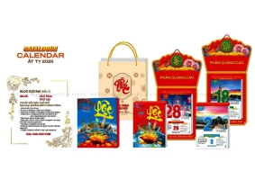 LỊCH BÌA GẮN BLOC CỰC ĐẠI 2