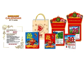 LỊCH BÌA GẮN BLOC CỰC ĐẠI