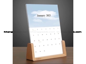 LỊCH ĐỂ BÀN GỖ