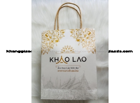 Túi giấy Kraft trắng