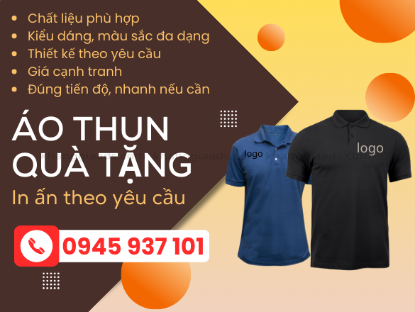 IN ẤN ÁO THUN ĐỒNG PHỤC THEO NHU CẦU - KHANG GIA ADS